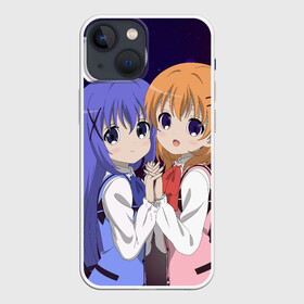 Чехол для iPhone 13 mini с принтом Gochuumon wa Usagi Desu ka | Cocoa, Chino  Tippi в Рязани,  |  | anime | chino kafuu | gochuumon wa usagi desu ka | hot cocoa | аниме | заказывали кролика | кокоа хото | чино кафу