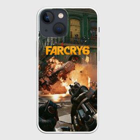 Чехол для iPhone 13 mini с принтом Far Cry 6 gameplay art в Рязани,  |  | art | cry | dani | far | game | rojas | shooter | ubisoft | арт | дани | пулемет | рохас | фаркрай | шутер | экшн