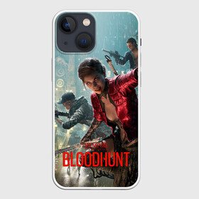 Чехол для iPhone 13 mini с принтом Vampire: The Masquerade   Bloodhunt в Рязани,  |  | battle | bloodhunt | free | game | masquerade | night | play | prague | royale | to | vampire | битва | вампиры | девушка | игра | королевская | кровавая | маскарад | ночь | охота | прага