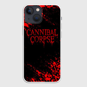 Чехол для iPhone 13 mini с принтом CANNIBAL CORPSE КРАСНЫЕ ЧЕРЕПА в Рязани,  |  | cannibal | cannibal corpse | corpse | death metal | deathgrind | алекс уэбстер | брутальный дэт метал | дэт метал | дэтграйнд | каннибал корпс | кеннибал корпс | кэннибал корпс | пол мазуркевич | роб барретт | труп каннибала