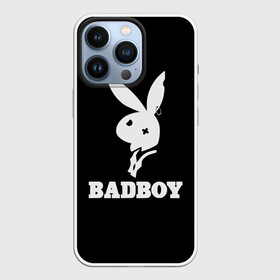 Чехол для iPhone 13 Pro с принтом BAD BOY (секси) в Рязани,  |  | Тематика изображения на принте: bad boy | erotic | love | playboy | заяц | кролик | любовь | плейбой | прикол | смешной | страсть | ххх | шутка | юмор