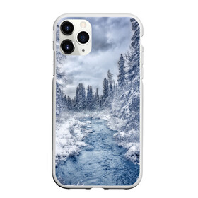 Чехол для iPhone 11 Pro матовый с принтом СНЕЖНЫЙ ПЕЙЗАЖ в Рязани, Силикон |  | Тематика изображения на принте: fores | ice | snow | white | winter | белый | вода | зима | иней | красота | лед | лес | мороз | небо | новый год | пейзаж | природа | река | ручей | снег