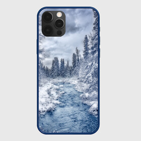 Чехол для iPhone 12 Pro Max с принтом СНЕЖНЫЙ ПЕЙЗАЖ в Рязани, Силикон |  | fores | ice | snow | white | winter | белый | вода | зима | иней | красота | лед | лес | мороз | небо | новый год | пейзаж | природа | река | ручей | снег