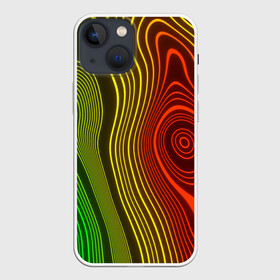 Чехол для iPhone 13 mini с принтом КАРТОГРАФИЧЕСКАЯ ПРОЕКЦИЯ в Рязани,  |  | abstract | geometry | geometry stripes | texture | абстракция | географическая карта | геодезист | геодезические по | геометрические полосы | геометрия | карта | картографическая проекция | професия | профессия