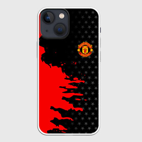 Чехол для iPhone 13 mini с принтом МАНЧЕСТЕР ЮНАЙТЕД | FCMU | MANCHESTER UNITED RED DEVIL в Рязани,  |  | fc | fcmu | football | football club | manchester united | red devils | sport | красные дьяволы | манчестер юнайтед | спорт | фк | фкмю | футбол | футбольный клуб