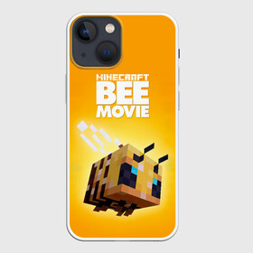 Чехол для iPhone 13 mini с принтом BEE MOVIE Minecraft в Рязани,  |  | bee | craft | mine | minecraft | блоки | добывать | желтая | компьютерная игра | крафт | кубики | майн | майнкрафт | манкрафт | пчела | пчелка | ремесло | скин | улей | шахта