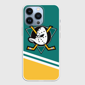 Чехол для iPhone 13 Pro с принтом Анахайм Дакс, NHL в Рязани,  |  | anahaim ducks | anaheim | anaheim ducks | ducks | hockey | nhl | usa | дакс | нхл | спорт | сша | хоккей | шайба