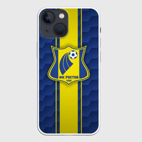 Чехол для iPhone 13 mini с принтом ФК Ростов в Рязани,  |  | background | football | football club | rostov | sports | texture | ростов | рпл | спорт | текстура | фон | футбол | футбольный клуб