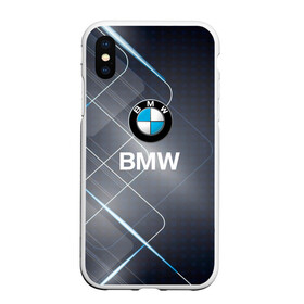 Чехол для iPhone XS Max матовый с принтом [BMW] Logo в Рязани, Силикон | Область печати: задняя сторона чехла, без боковых панелей | Тематика изображения на принте: bmw | bmw performance | m | motorsport | performance | бмв | моторспорт