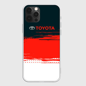 Чехол для iPhone 12 Pro Max с принтом [Toyota] Texture в Рязани, Силикон |  | auto | sport | texture | toyota | авто | автомобиль | бренд | спорт | текстура | тойота