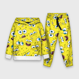 Детский костюм 3D (с толстовкой) с принтом Губка Боб   SpongeBob pattern в Рязани,  |  | Тематика изображения на принте: sponge bob | spongebob | губка боб | квадратные штаны | сквэр пэнтс | спанч боб