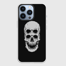 Чехол для iPhone 13 Pro с принтом Terrible Skull в Рязани,  |  | Тематика изображения на принте: bone | bones | halloween | horrible | monster | mutant | old | scary | siamese | sinister | skeleton | skull | terrible | twin | близнец | зловещий | кости | кость | монстр | мутант | сиамский | скелет | старый | страшный | ужасный | хэллоуин | череп