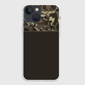 Чехол для iPhone 13 mini с принтом Камуфляж 3.0 в Рязани,  |  | военное | зеленое | камуфляж | пестрый | яркий