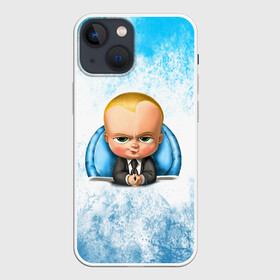 Чехол для iPhone 13 mini с принтом Босс Молокосос (+спина) в Рязани,  |  | boss baby | cartoon | the boss baby | босс молокосос | малой | мелкий | молокосос | мултик | мульт | мультфильм | пёсико