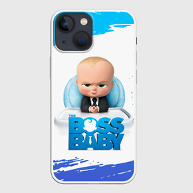 Чехол для iPhone 13 mini с принтом The Boss Baby (Босс Молокосос) в Рязани,  |  | boss baby | cartoon | the boss baby | босс молокосос | малой | мелкий | молокосос | мултик | мульт | мультфильм | пёсико