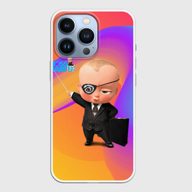 Чехол для iPhone 13 Pro с принтом Босс молокосос с указкой в Рязани,  |  | baby | boss | boss baby | босс | босс молокосос | маленький босс | малыш | мальчик | молокосос | ребенок