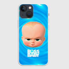 Чехол для iPhone 13 mini с принтом Голова Босса молокососа в Рязани,  |  | baby | boss | boss baby | босс | босс молокосос | маленький босс | малыш | мальчик | молокосос | ребенок