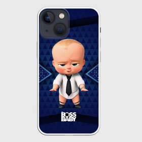 Чехол для iPhone 13 mini с принтом Стильный босс молокосос в Рязани,  |  | baby | boss | boss baby | босс | босс молокосос | маленький босс | малыш | мальчик | молокосос | ребенок