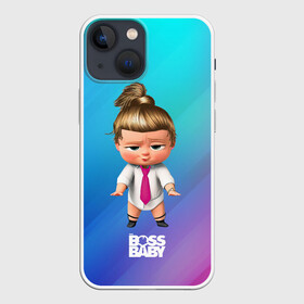 Чехол для iPhone 13 mini с принтом Boss baby girl в Рязани,  |  | Тематика изображения на принте: baby | boss | boss baby | босс | босс молокосос | маленький босс | малыш | мальчик | молокосос | ребенок