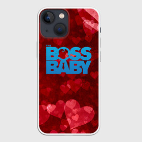 Чехол для iPhone 13 mini с принтом The Boss Baby Love в Рязани,  |  | boss baby | cartoon | the boss baby | босс молокосос | малой | мелкий | молокосос | мултик | мульт | мультфильм | пёсико