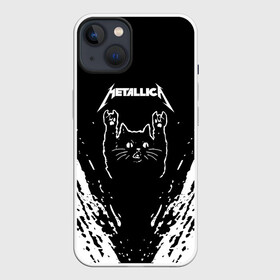 Чехол для iPhone 13 с принтом Мяуталлика   Meowtallica. в Рязани,  |  | metallica | кот | котэ | металлика | музыка | рок
