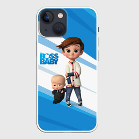 Чехол для iPhone 13 mini с принтом Boss Baby   Босс Молокосос в Рязани,  |  | baby | babycorp | boss | босс | бэбикорп | молокосос | темплтон | тим