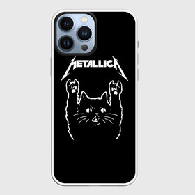 Чехол для iPhone 13 Pro Max с принтом Meowtallica. в Рязани,  |  | Тематика изображения на принте: metallica | кот | котэ | металлика | музыка | рок