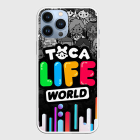 Чехол для iPhone 13 Pro Max с принтом TOCA LIFE WORLD   ТОКА ЛАЙФ ВОРЛД   ГРАДИЕНТ в Рязани,  |  | gradient | leon | nari | rita | toca life | toca life world | zeke | градиент | зик | леон | нари | полосы | разноцветный | рита | тока лайф ворлд | цветной