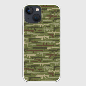 Чехол для iPhone 13 mini с принтом Оружие (камуфляж) в Рязани,  |  | 23 февраля | 9 мая | camouflage | military | автомат | армия | боец | вдв | винтовка | вмф | воин | война | вооруженные силы | гранатомет | гру | защитник отечества | калашников | камуфляж | кгб | мвд | милитари | мчс