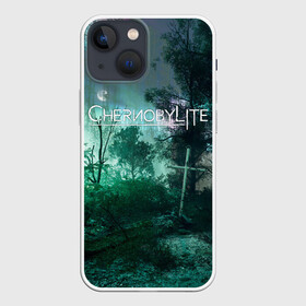 Чехол для iPhone 13 mini с принтом Chernobylite игровой арт в Рязани,  |  | art | chernobylite | game | horror | shooter | арт | выживалка | зона | игра | лес | ночь | отчуждения | рыжий | рыжий лес | химинюк | хоррор | чернобыль