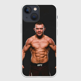 Чехол для iPhone 13 mini с принтом Пётр Беспощадный в Рязани,  |  | mma | no mercy | petr yan | беспощадный | мма | пётр ян