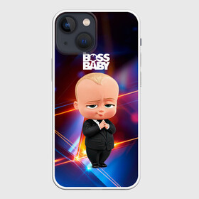 Чехол для iPhone 13 mini с принтом Босс молокосос (деловой стиль) в Рязани,  |  | baby | boss | boss baby | босс | босс молокосос | маленький босс | малыш | мальчик | молокосос | ребенок