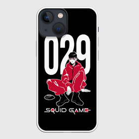 Чехол для iPhone 13 mini с принтом Squid game: guard 029  police officer в Рязани,  |  | Тематика изображения на принте: action adventure | officer | policeman | security guard 029 | south korean | squid game | survival game | thriller | web series | веб сериал | игра в кальмара | игра на выживание | офицер | охранник 029 | приключенческий боевик | триллер | ю