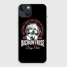 Чехол для iPhone 13 с принтом Бишон Фризе (Bichon Frize) в Рязани,  |  | animal | bichon frize | bolognese | dog | french lapdog | lapdog | maltese | poodle | бишон фризе | болонка | болоньез | друг человека | живот | кинолог | кудрявая болонка | мальтезе | пёс | порода собак | пудель | собака