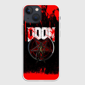 Чехол для iPhone 13 mini с принтом DOOMGIRL (+спина) в Рязани,  |  | demons | devil | doom | doom eternal | doom girl | doom slayer | doomgirl | doomguy | hell | slayer | ад | вега | демон | демоны | дум | думгай | икона греха | какодемон | манкубус | солдат рока | элементаль боли