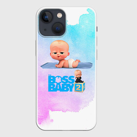 Чехол для iPhone 13 mini с принтом Маленький босс молокосос в Рязани,  |  | baby | boss | boss baby | босс | босс молокосос | маленький босс | малыш | мальчик | молокосос | ребенок