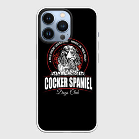 Чехол для iPhone 13 Pro с принтом Кокер Спаниель (Cocker Spaniel) в Рязани,  |  | cocker spaniel | dog spaniel | k | английский спаниель | год собаки | друг человека | животное | зверь | кавалер спаниель | кинг чарльз спаниель | кинолог | кокер спаниель | охотничья собака | пёс