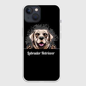 Чехол для iPhone 13 с принтом Лабрадор Ретривер (Labrador Retriever) в Рязани,  |  | animal | dog | hunting dog | labrador | labrador retriever | год собаки | друг человека | животное | зверь | кинолог | лабрадор | лабрадор ретривер | охотничья собака | пес | порода собак | ретривер | собака лабрадор