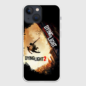 Чехол для iPhone 13 mini с принтом DYING LIGHT 2 NEW WORLD в Рязани,  |  | apocalypsis | dying light | dying light 2 | dying light the following | haran | horror | kyle craig | monsters | survivor | zombie | апокалипсис | выживалка | даинг лайт | зомби | кайл крейн | монстры | харан