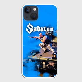 Чехол для iPhone 13 с принтом Йоаким Броден на танке Sabaton в Рязани,  |  | battle metal | panzerkampf | primo victoria | sabaton | the art of war | the great war | атака мертвецов | бисмарк | броден | войны | группа | йоаким | латный ботинок | метал | ночные ведьмы | пауэр | рок | рыцарские доспехи | сабатон