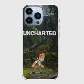 Чехол для iPhone 13 Pro с принтом Uncharted | На картах не значится в Рязани,  |  | drakes fortune святилище | nathan drake uncharted | uncharted джунгли | анчартед дрейк | натан дрейк | натан дрейк в джунглях | охотник за сокровищами дрейк
