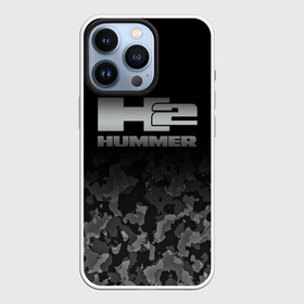 Чехол для iPhone 13 Pro с принтом H2 | HUMMER LOGO в Рязани,  |  | auto | h1 | h2 | hammer | hmmwv | hummer | logo | авто | ам | военный | военный автомобиль | лого | логотип | милитари | миллитари | хаки | хамер | хаммер