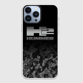 Чехол для iPhone 13 Pro Max с принтом H2 | HUMMER LOGO в Рязани,  |  | auto | h1 | h2 | hammer | hmmwv | hummer | logo | авто | ам | военный | военный автомобиль | лого | логотип | милитари | миллитари | хаки | хамер | хаммер