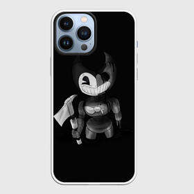 Чехол для iPhone 13 Pro Max с принтом BENDY   БЕНДИ РОБОТ в Рязани,  |  | bendy | bendy and the ink machine | tegunvteg | бенди | бени | бенни | бэнди | детская | детям | игра | компьютерная игра | машина | ужастик | чернила | чернильная