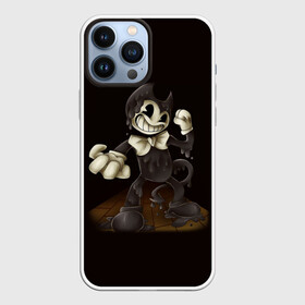 Чехол для iPhone 13 Pro Max с принтом BENDY   ЗЛОЙ БЕНДИ в Рязани,  |  | bendy | bendy and the ink machine | tegunvteg | бенди | бени | бенни | бэнди | детская | детям | игра | компьютерная игра | машина | ужастик | чернила | чернильная