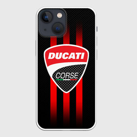 Чехол для iPhone 13 mini с принтом DUCATI CARBON LOGO | ITALY CONCERN в Рязани,  |  | ducati | italy | moto | motocycle | racing | sport | дукати | италия | мото | мотоспорт | мотоцикл | рейсинг | спорт