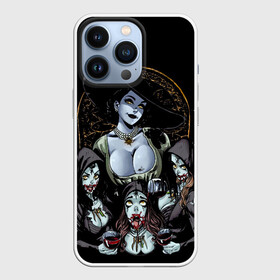 Чехол для iPhone 13 Pro с принтом Леди Демитреску и ее дочери ahegao resident evil в Рязани,  |  | ahegao | demitresky | lady | resident | resident evil | waifu | ахегао | обитель зла | резидент ивил