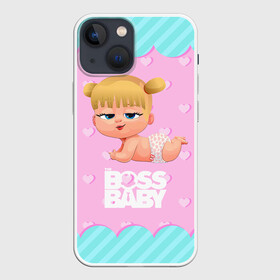 Чехол для iPhone 13 mini с принтом Baby boss girl в Рязани,  |  | baby | boss | boss baby | босс | босс молокосос | маленький босс | малыш | мальчик | молокосос | ребенок