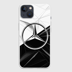 Чехол для iPhone 13 с принтом MERCEDES BENZ   МЕРСЕДЕС БЕНЗ   BLACK AND WHITE в Рязани,  |  | amg | auto | black | black and white | car | mercedes | mercedes benz | mercedes c | mercedes e | mercedes s | sport car | white | авто | автомобиль | амг | белый | гелендваген | линии | мерс | мерседес | полосы | спорт | черный