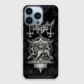 Чехол для iPhone 13 Pro с принтом MAYHEM   A Season In Blasphemy в Рязани,  |  | a season in blasphemy | black metal | mayhem | блэкметал | группа | мейхем | метал | рок